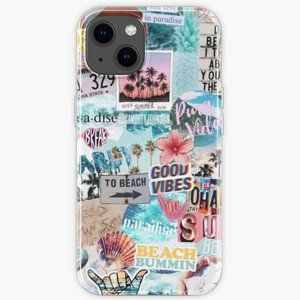 Summer Break Collage iPhone Case